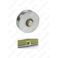 RODA NORMAL COM 2 ROLAMENTOS EM U 1632